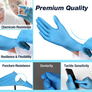 Intco® Advancare™ (Blue) Nitrile Gloves – 100-ct