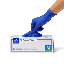 Load image into Gallery viewer, Medline FitGuard® (Dark Blue) Nitrile Gloves – 300-ct
