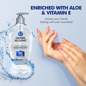 Germs Be Gone® Clear Gel Sanitizer – 443mL