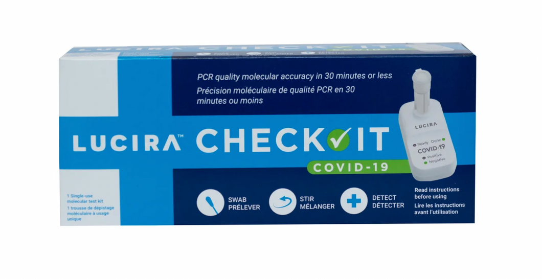 LUCIRA® Check It COVID-19 Test Kit – 1-ct