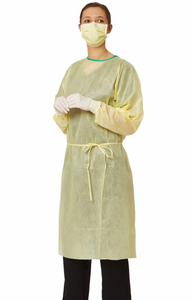 Isolation Gown L2 (Yellow) Adult – 100-ct