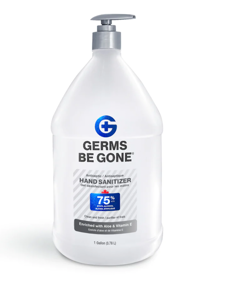 Germs Be Gone® Clear Gel Sanitizer – 3.78L