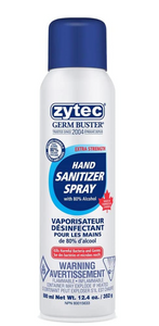 Zytec® (80% Alcohol) Sanitizer Spray Extra Strength (Aerosol) – 500mL