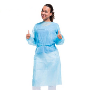 Isolation Gown L1 (Blue) Adult – 1-ct