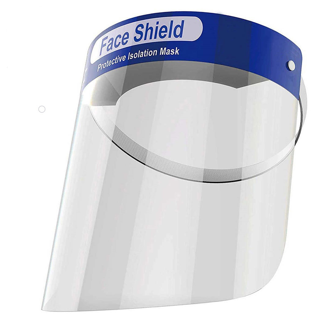 Face Shield (Transparent) Direct Splash Protection – 10-ct