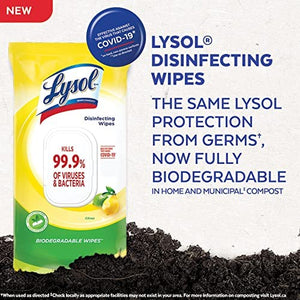 Lysol® Advanced Disinfecting Surface Wipes – 80-ct