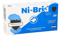Load image into Gallery viewer, Ni-Brid® (Blue) Nitrile/Vinyl Blend Gloves – 100-ct
