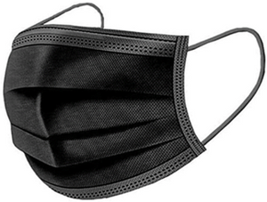 NOVA® L3 Masks – 3-Ply (Black) Adult – 50-ct