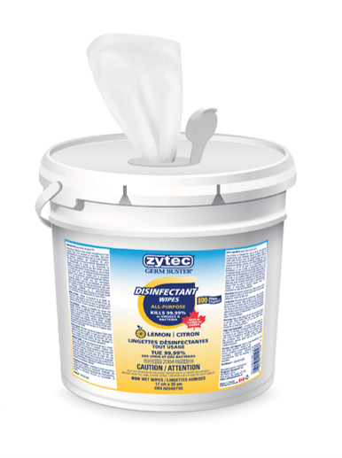 Zytec® Disinfecting Advanced Wipes – 800-ct